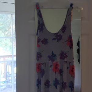 So... floral Maxi dress with criss cross back